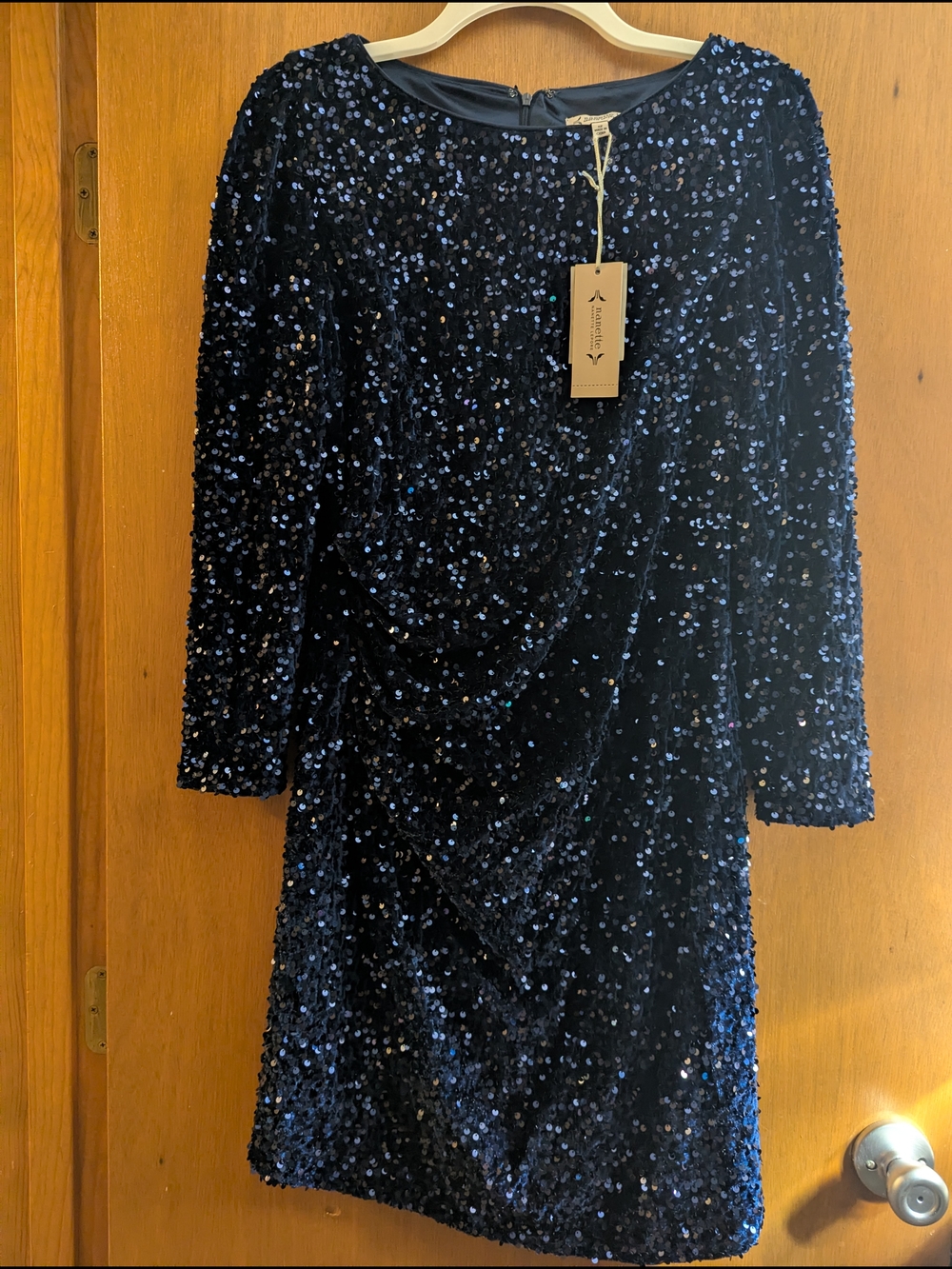 Nanette Lepore Navy Sequin Dress